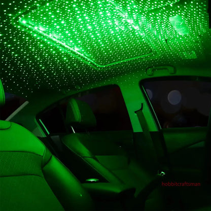 Effet ciel étoilé projeté par la veilleuse LED Galaxie