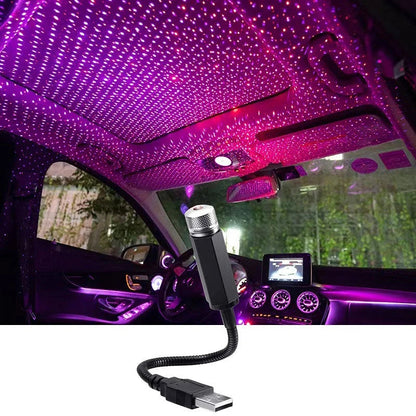Veilleuse LED Galaxie - projecteur étoilé pour voiture, chambre et plafond