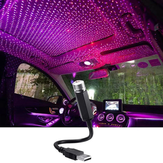 Veilleuse LED Galaxie - projecteur étoilé pour voiture, chambre et plafond