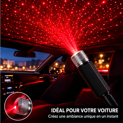 Projecteur étoilé idéal pour une ambiance voiture