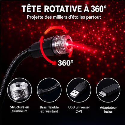 Tête rotative à 360° pour un éclairage personnalisable